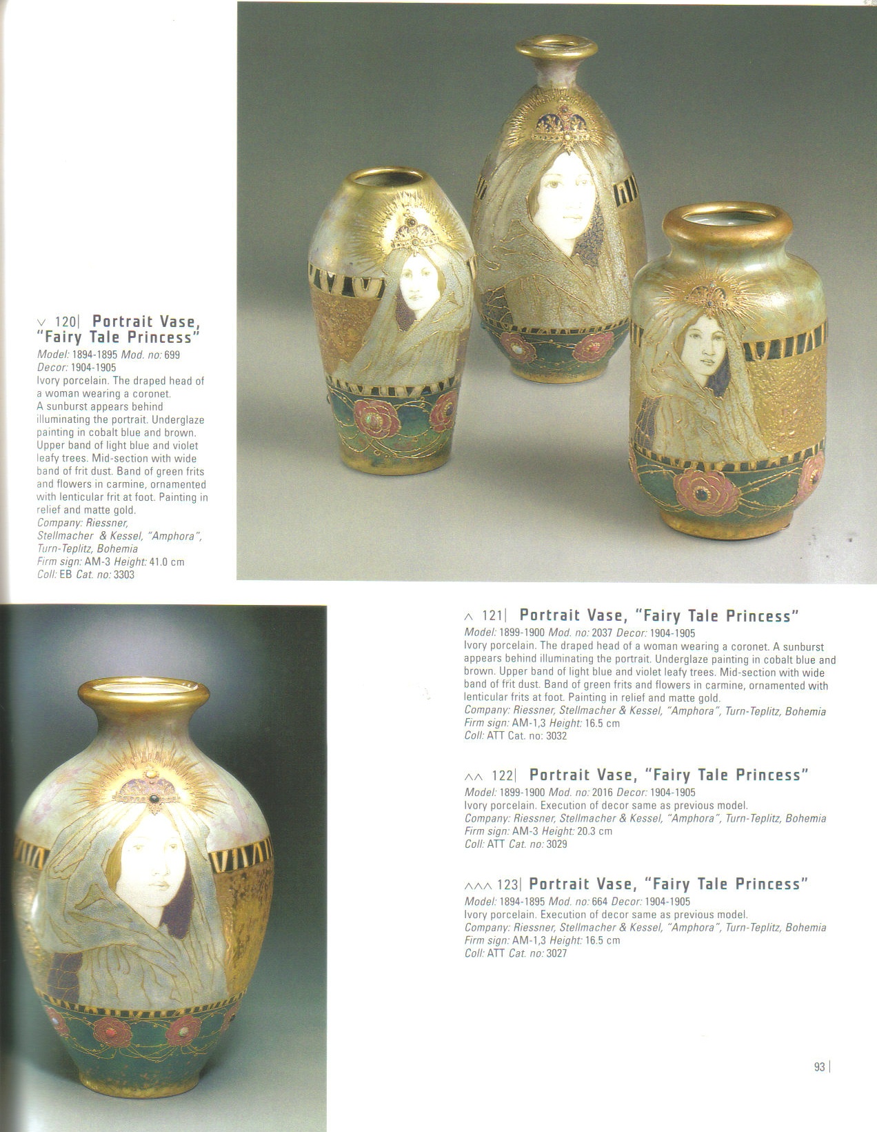 Amphora Porcelain Portrait Vase